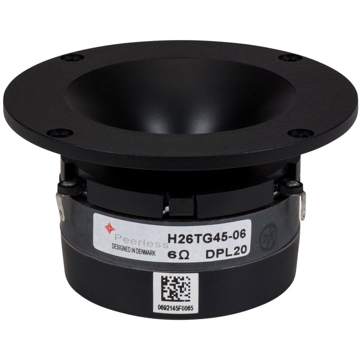 Peerless by Tymphany H26TG4506 1" Silk Dome Tweeter with Waveguide 6 Ohm